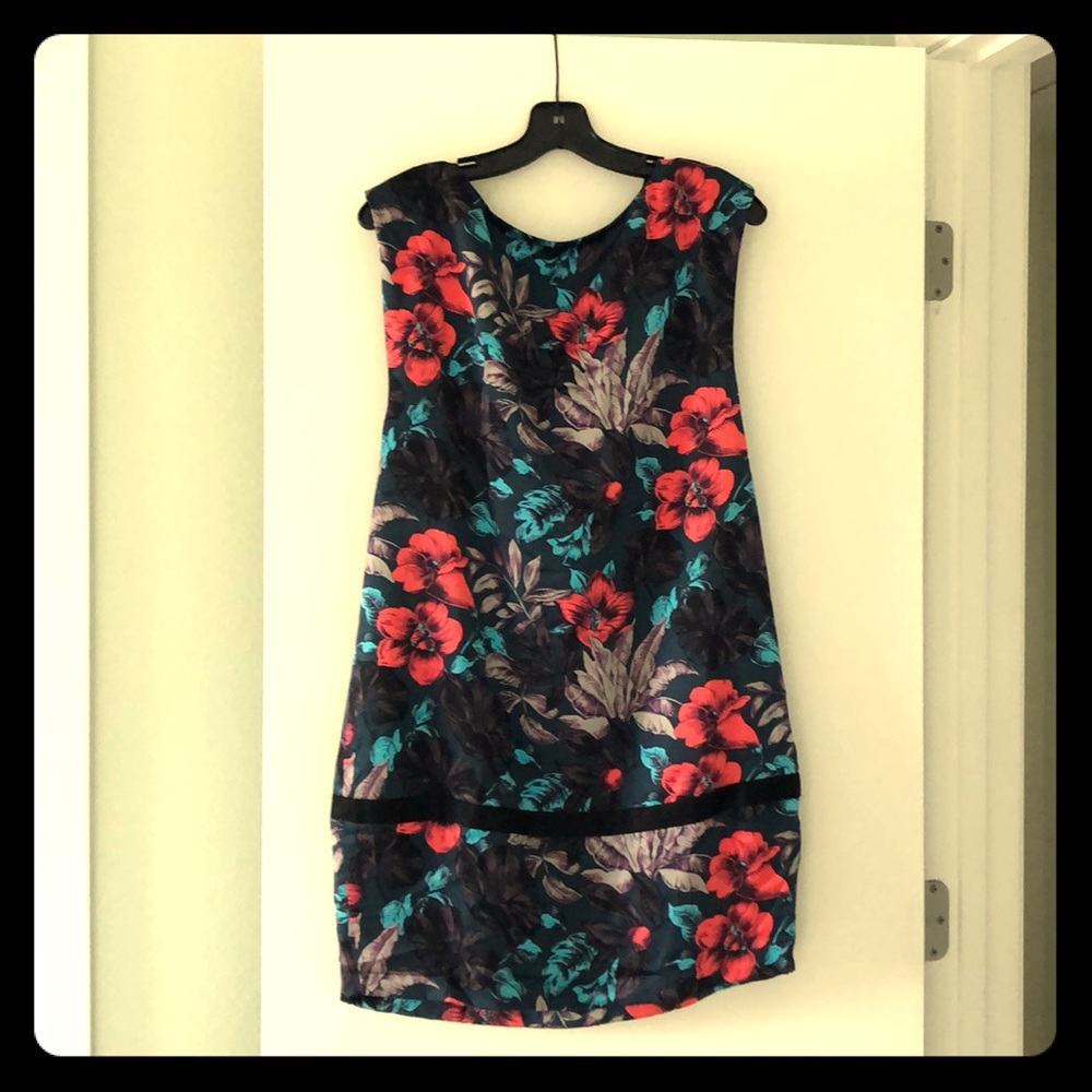 MARC  BY MARC JACOBS silk floral dress XS